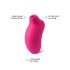LELO - vibrador clitóris sucção ondas sonoras - silicone rosa