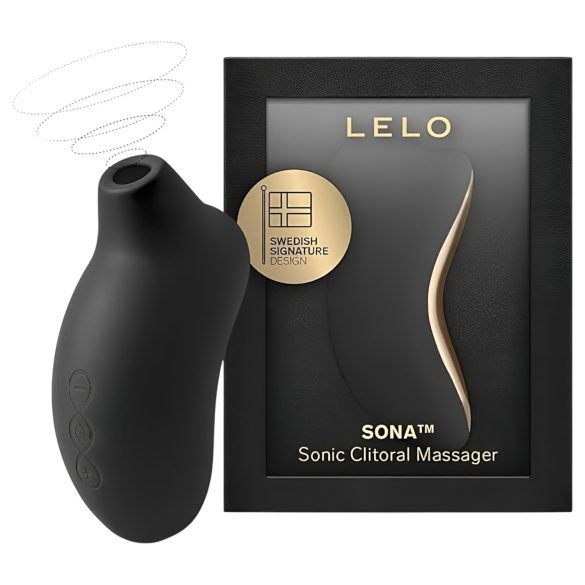LELO Sona - estimulador de clitóris por ondas sonoras - silicone preto