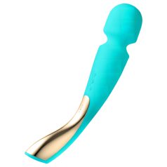   LELO - massageador vibrador recarregável grande - silicone turquesa