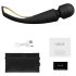 LELO Smart Wand 2 - massageador vibrador recarregável grande - silicone preto