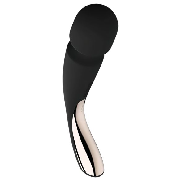 LELO Smart Wand 2 - massageador vibrador recarregável grande - silicone preto