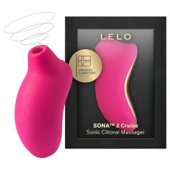 LELO - vibrador clitóris ondas sonoras - cor cereja
