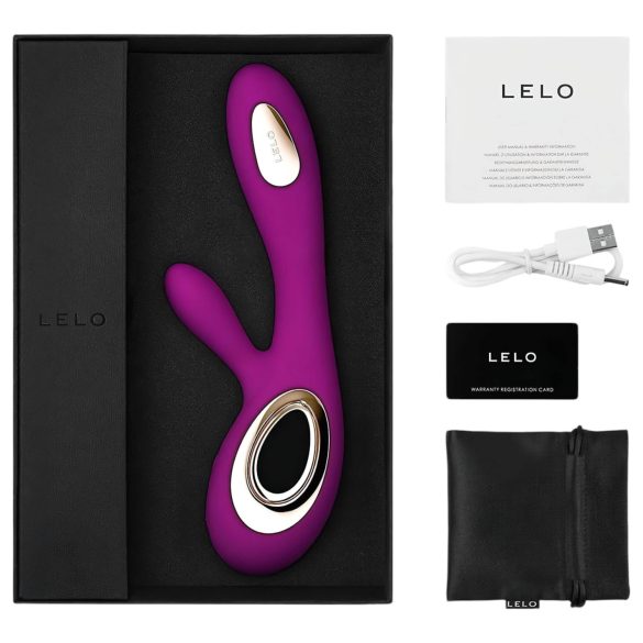 LELO Soraya Wave - vibrador recarregável com estimulador de clitóris - roxo