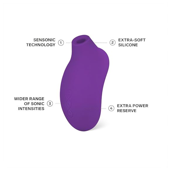 LELO Sona 2 Cruise - sugador clitóris ondas sonoras - silicone roxo