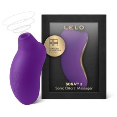   LELO Sona 2 - sugador de clitóris por ondas sonoras - silicone roxo