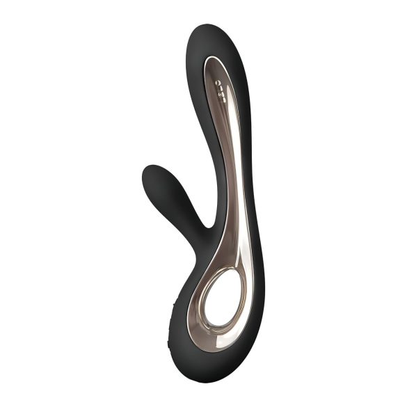 LELO Soraya 2 - vibrador recarregável, à prova d'água, com braço clitoriano (preto)