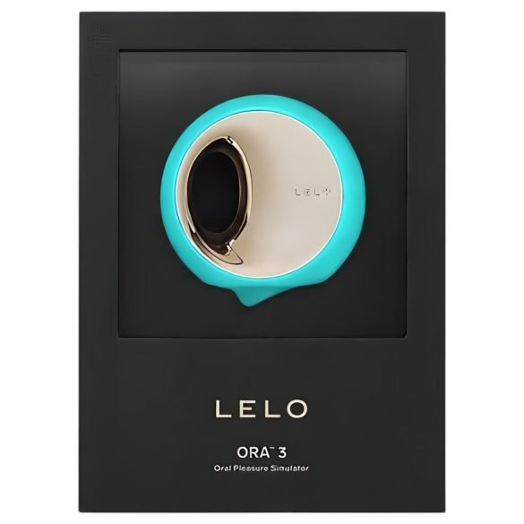 LELO Ora 3 - estimulador oral e vibrador clitóris - silicone turquesa