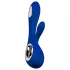 LELO - vibrador rabbit com estimulador clitoriano recarregável - azul
