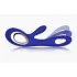 LELO - vibrador rabbit com estimulador clitoriano recarregável - azul