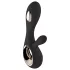LELO Soraya Wave - vibrador rabbit com movimento de vai e vem - silicone preto