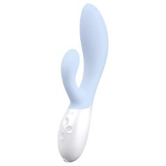   LELO Ina 3 - vibrador recarregável para ponto G e clitóris - silicone azul