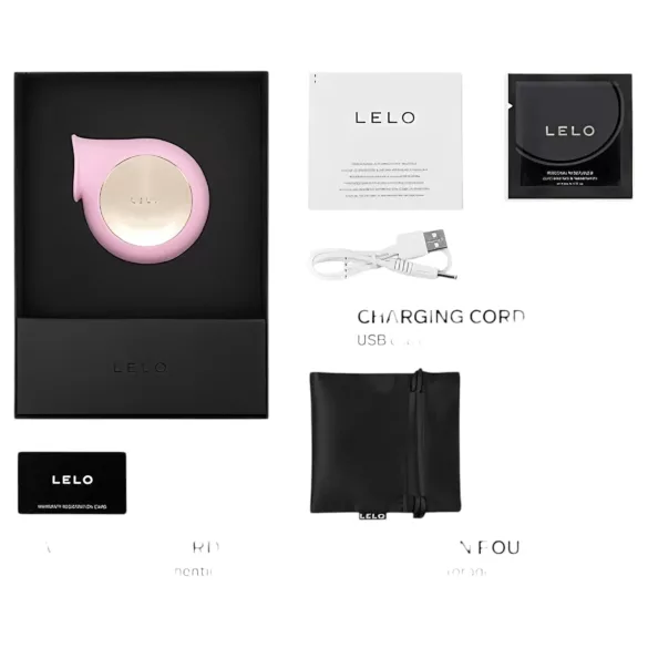 LELO Sila - vibrador clitóris à prova d'água ondas de som silicone rosa