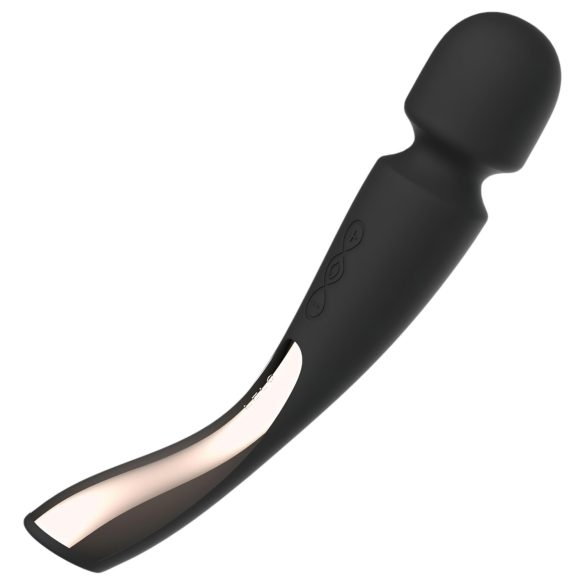 LELO - massageador vibrador médio - recarregável - silicone preto
