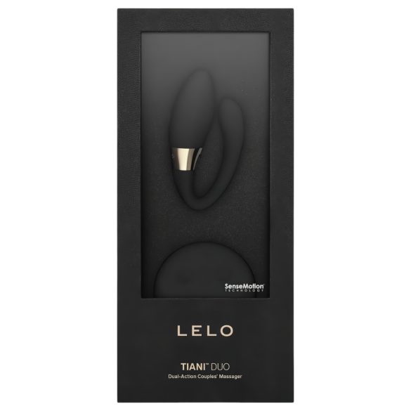 LELO Tiani Duo - vibrador casal controle remoto - silicone preto
