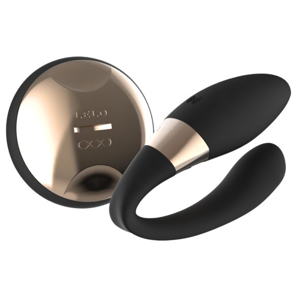 LELO Tiani Duo - vibrador casal controle remoto - silicone preto