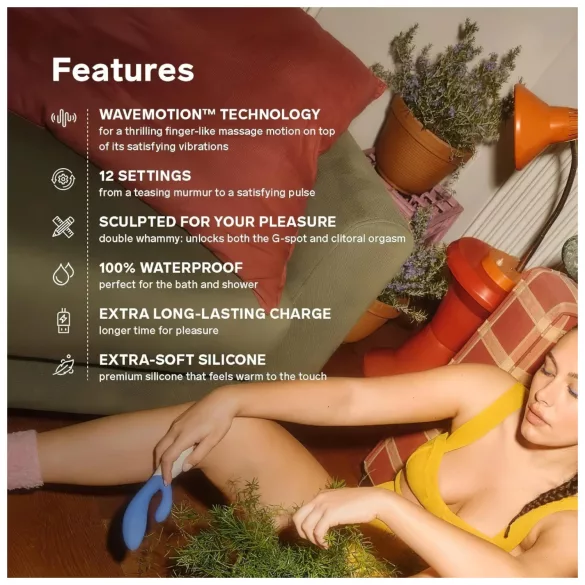 LELO Ina Wave 2 - vibrador recarregável à prova d'água - roxo