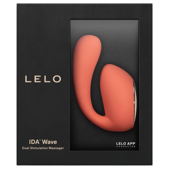 LELO Ida Wave - vibrador casal com controle remoto recarregável rotativo coral