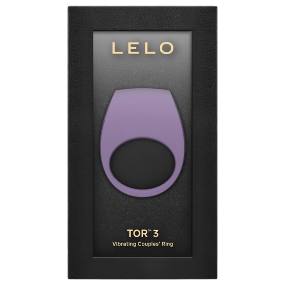 LELO - anel peniano vibratório recarregável inteligente - silicone roxo