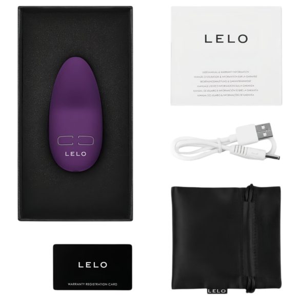 LELO Lily 3 - vibrador clitóris recarregável à prova d'água - roxo escuro