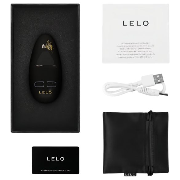 LELO Nea 3 - vibrador clitóris recarregável à prova d'água - preto