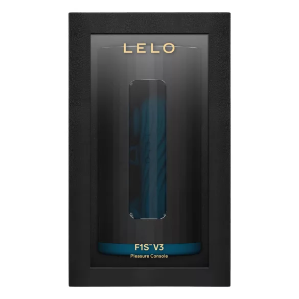 LELO F1s V3 - masturbador masculino interativo - silicone preto azul