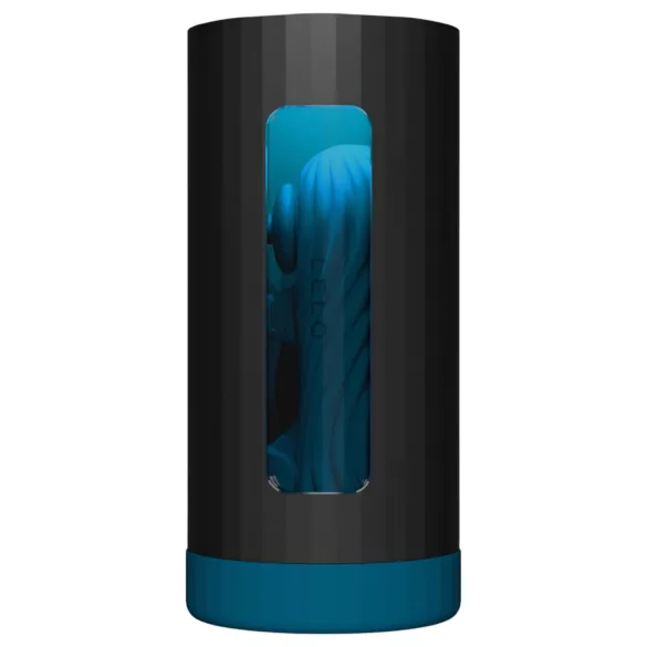 LELO F1s V3 XL - masturbador masculino interativo - silicone preto azul