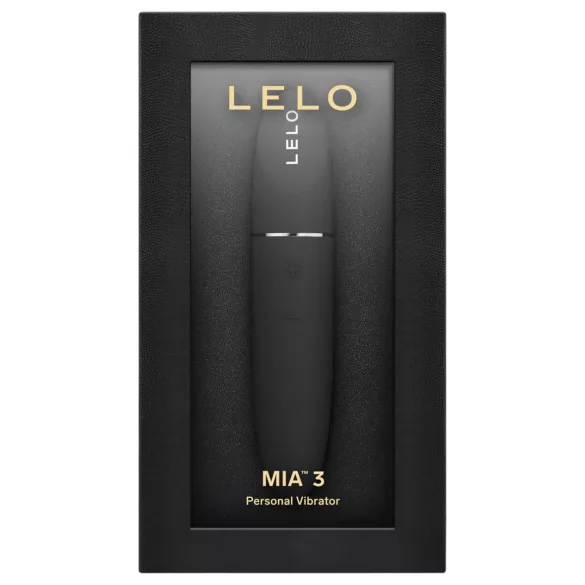 LELO Mia 3 - vibrador portátil em formato de batom - preto