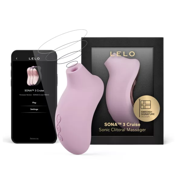 LELO Sona 3 Cruise - vibrador clitóris sucção ondas - silicone rosa