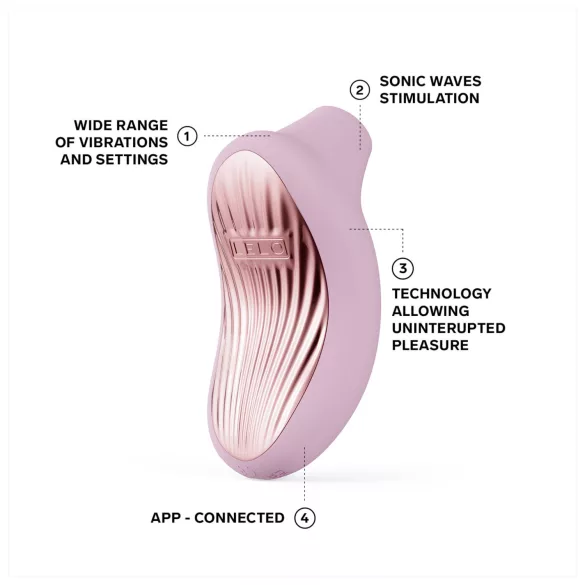 LELO Sona 3 Cruise - vibrador clitóris sucção ondas - silicone rosa