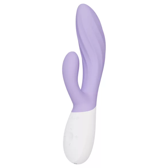 LELO INA Twist — vibrador para o ponto G estilo coelhinho, com braço clitoriano (roxo)