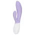 LELO INA Twist — vibrador para o ponto G estilo coelhinho, com braço clitoriano (roxo)