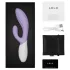 LELO INA Twist — vibrador para o ponto G estilo coelhinho, com braço clitoriano (roxo)