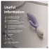 LELO INA Twist — vibrador para o ponto G estilo coelhinho, com braço clitoriano (roxo)