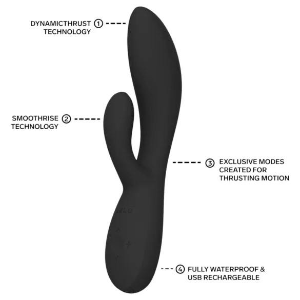 LELO - INA Thrust vibrador coelhinho impulsionador (preto)
