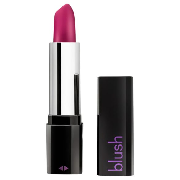 Blush Lipstick Rosé - vibrador batom clitóris à prova d'água - preto rosa