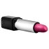 Blush Lipstick Rosé - vibrador batom clitóris à prova d'água - preto rosa