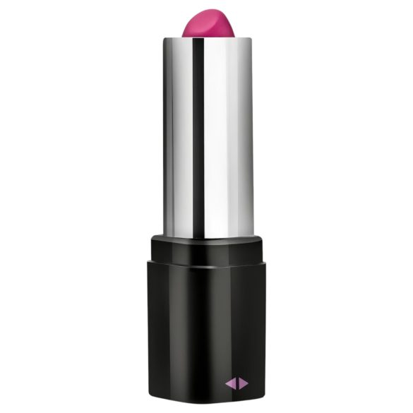 Blush Lipstick Rosé - vibrador batom clitóris à prova d'água - preto rosa