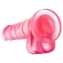 B Yours Sweet N Hard 4 - dildo com escroto - 18cm - rosa