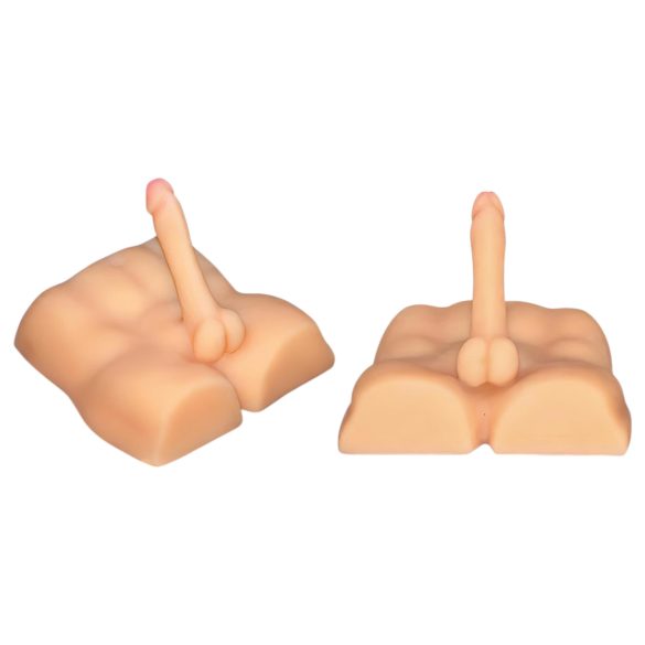 Blush X5 Rough Rider - masturbador torso masculino - cor natural