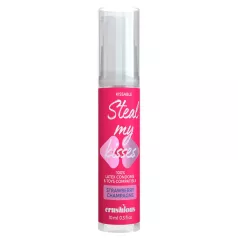   Crushious Steal My Kisses - lubrificante aromatizado, morango‑champanhe (10 ml)