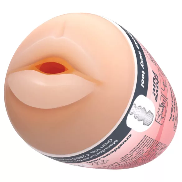 Crushious Ezy Egg Mouth - ovo masturbador (cor de pele)