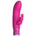 Royal Gems Dazzling - vibrador com estimulador de clitóris recarregável