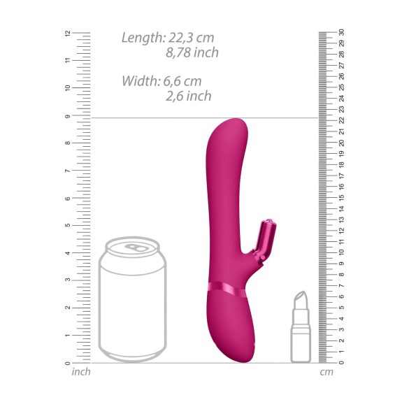 Vive Chou - vibrador clitóris recarregável com cabeças intercambiáveis