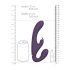 Vive Suki - vibrador strap-on sem tiras - roxo