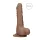 RealRock - Dildo realístico com escroto - 17cm - cor marrom