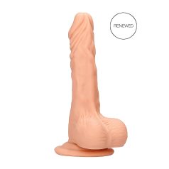 RealRock - dildo realista com escroto - 20cm - cor natural