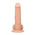 RealRock - dildo realista com escroto - 20cm - cor natural