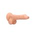 RealRock - dildo realista com escroto - 20cm - cor natural