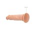RealRock - dildo realístico 25cm - cor natural