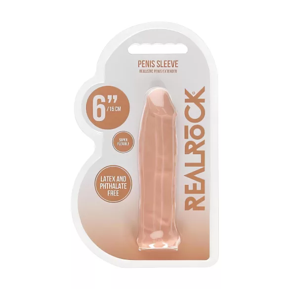 RealRock - capa peniana - 17cm - cor pele